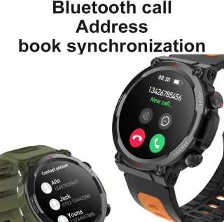 DrPhone PureSport Smartwatch Zwart/Groen