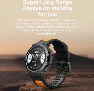 DrPhone PureSport Smartwatch Zwart/Groen