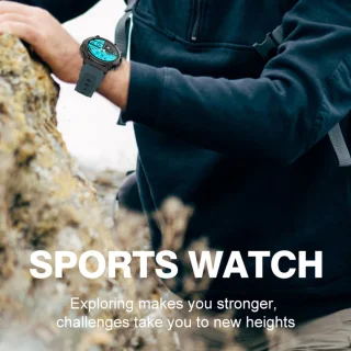 DrPhone PureSport Smartwatch Zwart/Groen