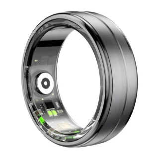 DrPhone RingSense Smart Ring Europese maat 57 Donker Grijs