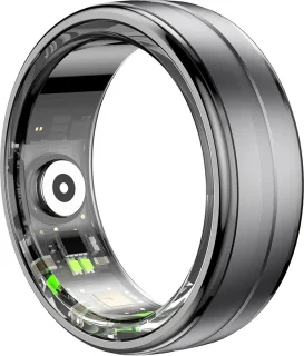 DrPhone RingSense Smart Ring Europese maat 59 Donkergrijs