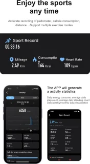 DrPhone RingSense Smart Ring Europese maat 59 Donkergrijs