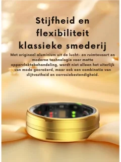 DrPhone RingSense Smart Ring - Europese ringmaat 62 - Donkergrijs