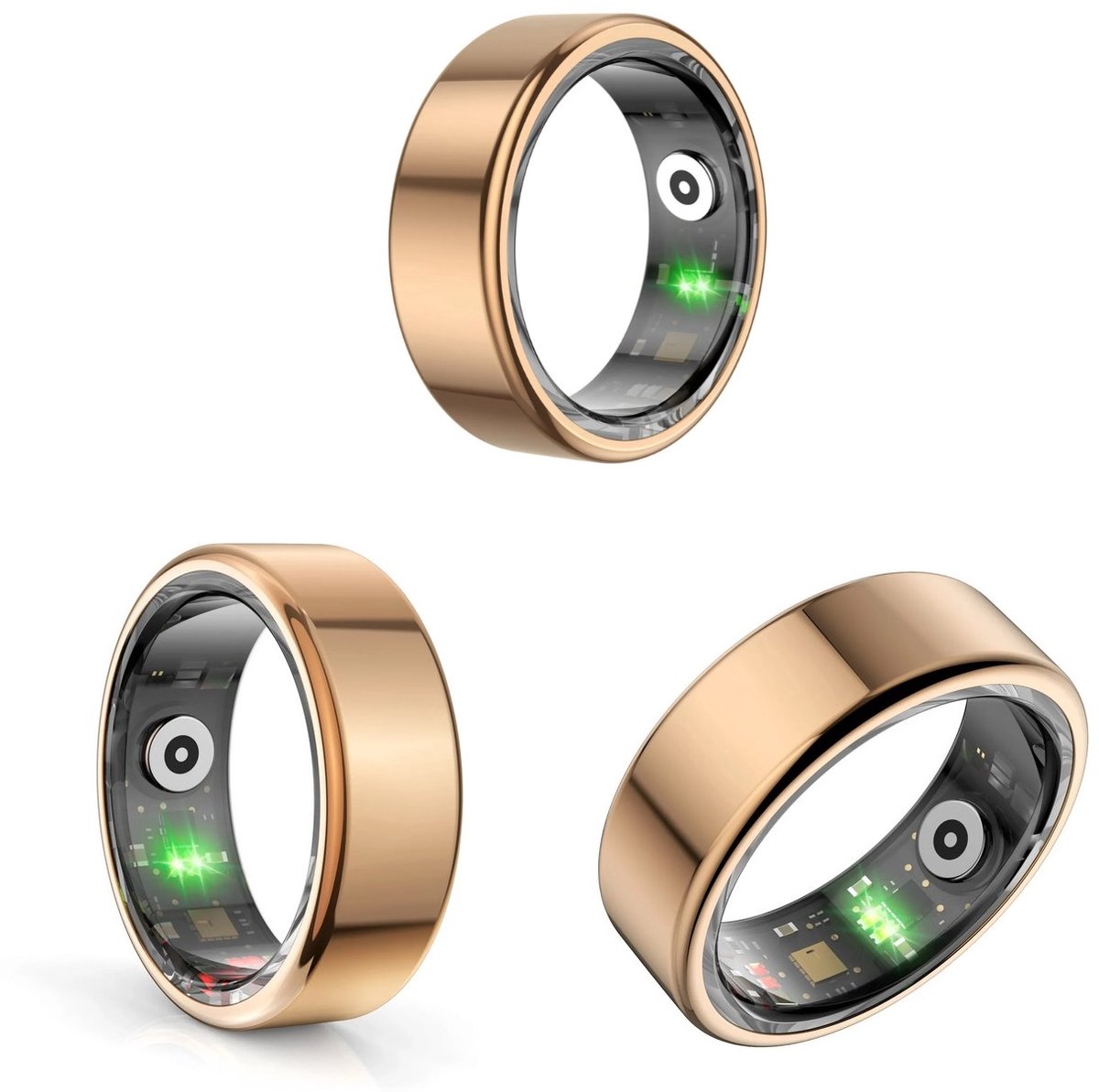 DrPhone RingSense V2 Smart Ring Rose Goud Maat 62