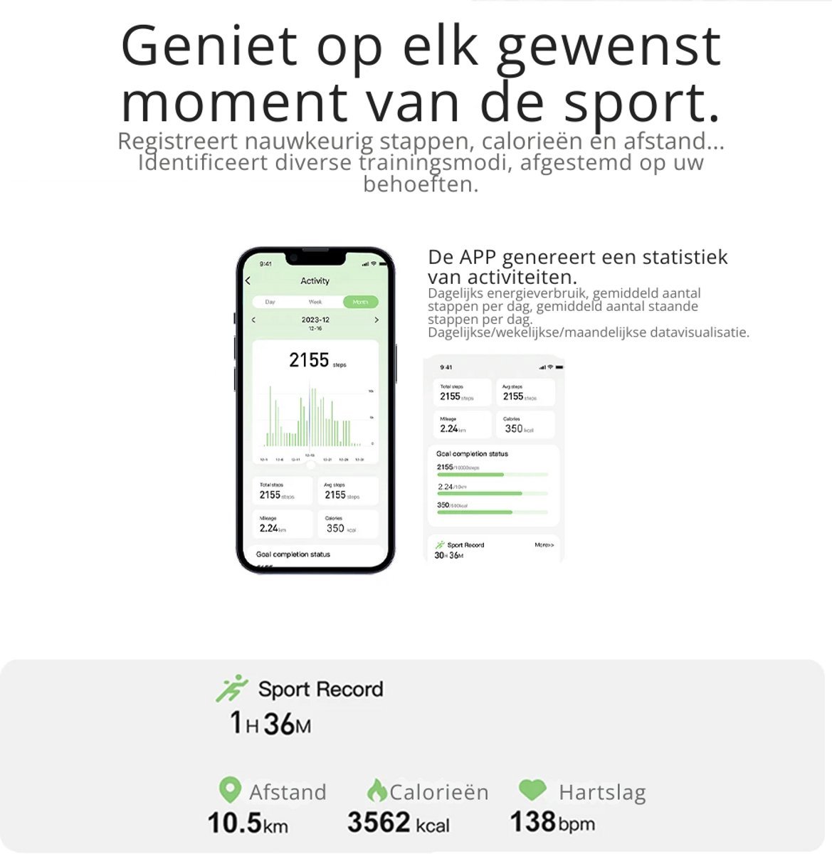 DrPhone RingSense V2 Smart Ring Rose Goud Maat 62