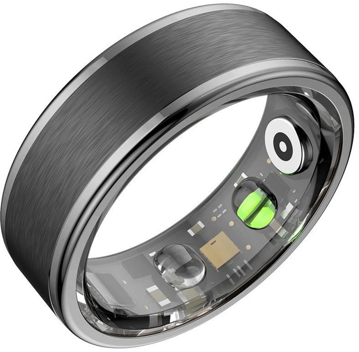 DrPhone RingSense V3 Smart Ring maat 59 zwart met case