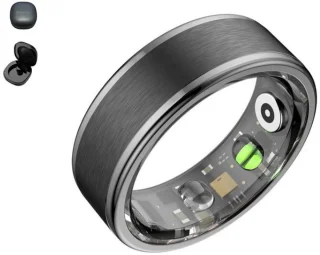 DrPhone RingSense V3 Smart Ring maat 62 zwart met case