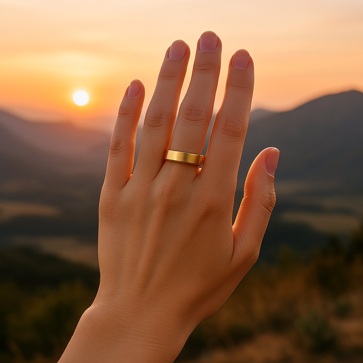 DrPhone RingSense V3 Smart Ring Rose Goud M54