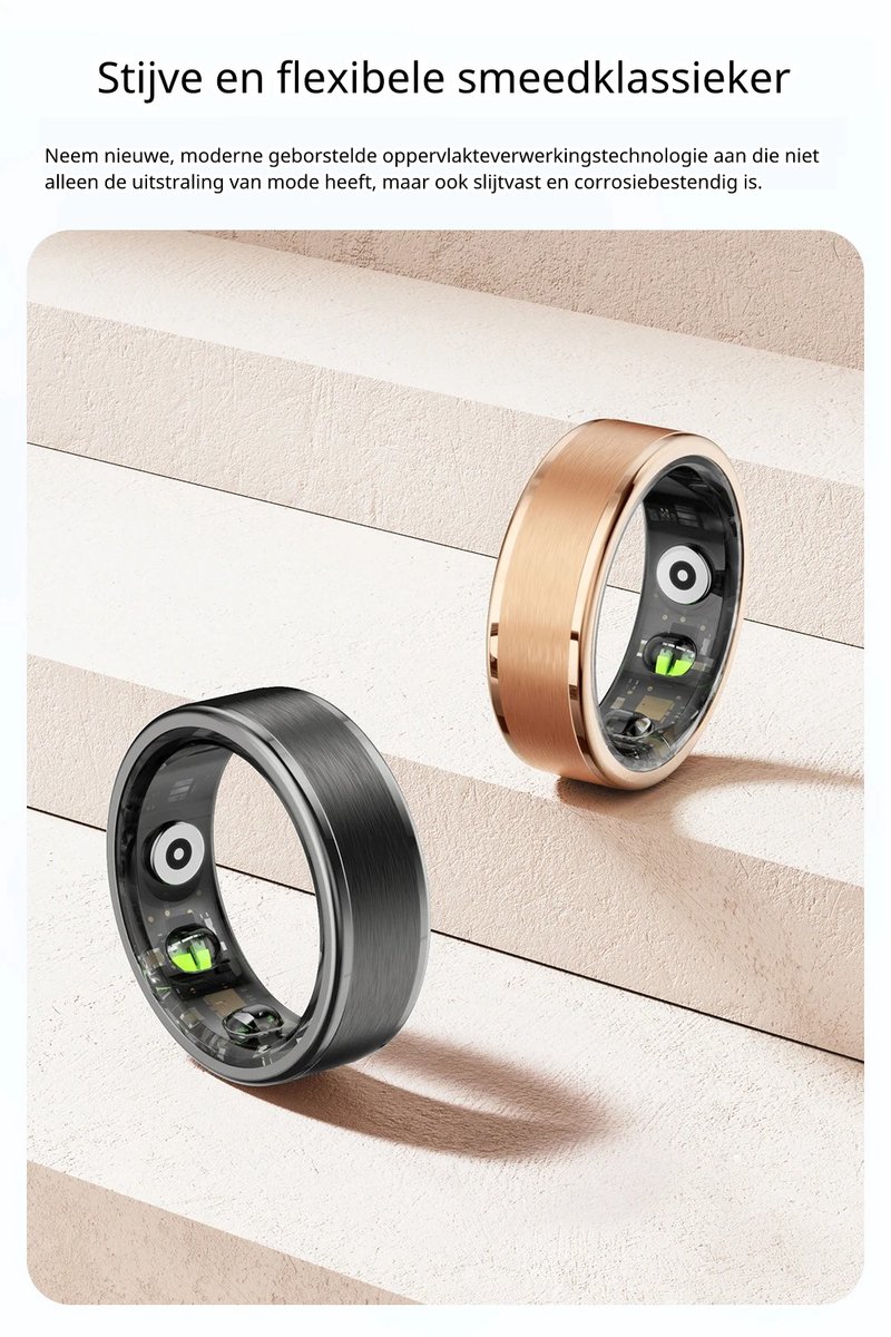 DrPhone RingSense V3 Smart Ring Rose Goud M54