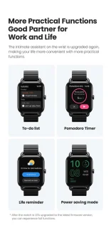 DrPhone RS4 Plus Smartwatch Zwart