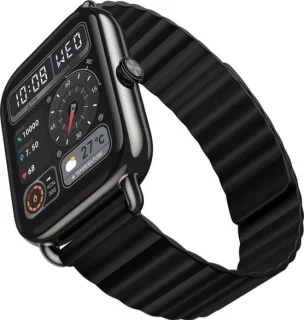 DrPhone RS4 Plus Smartwatch Zwart