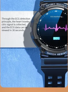 DrPhone SMARTX1 Smartwatch Zwart