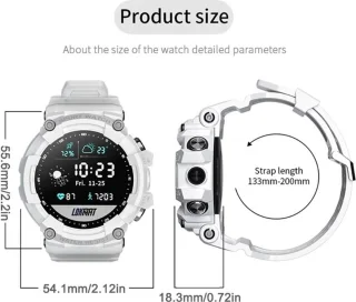 DrPhone SMARTX1 Smartwatch Zwart