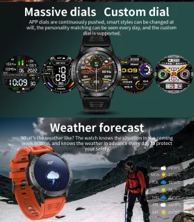 DrPhone SpectraView AMOLED 1.4" Slimme Horloge