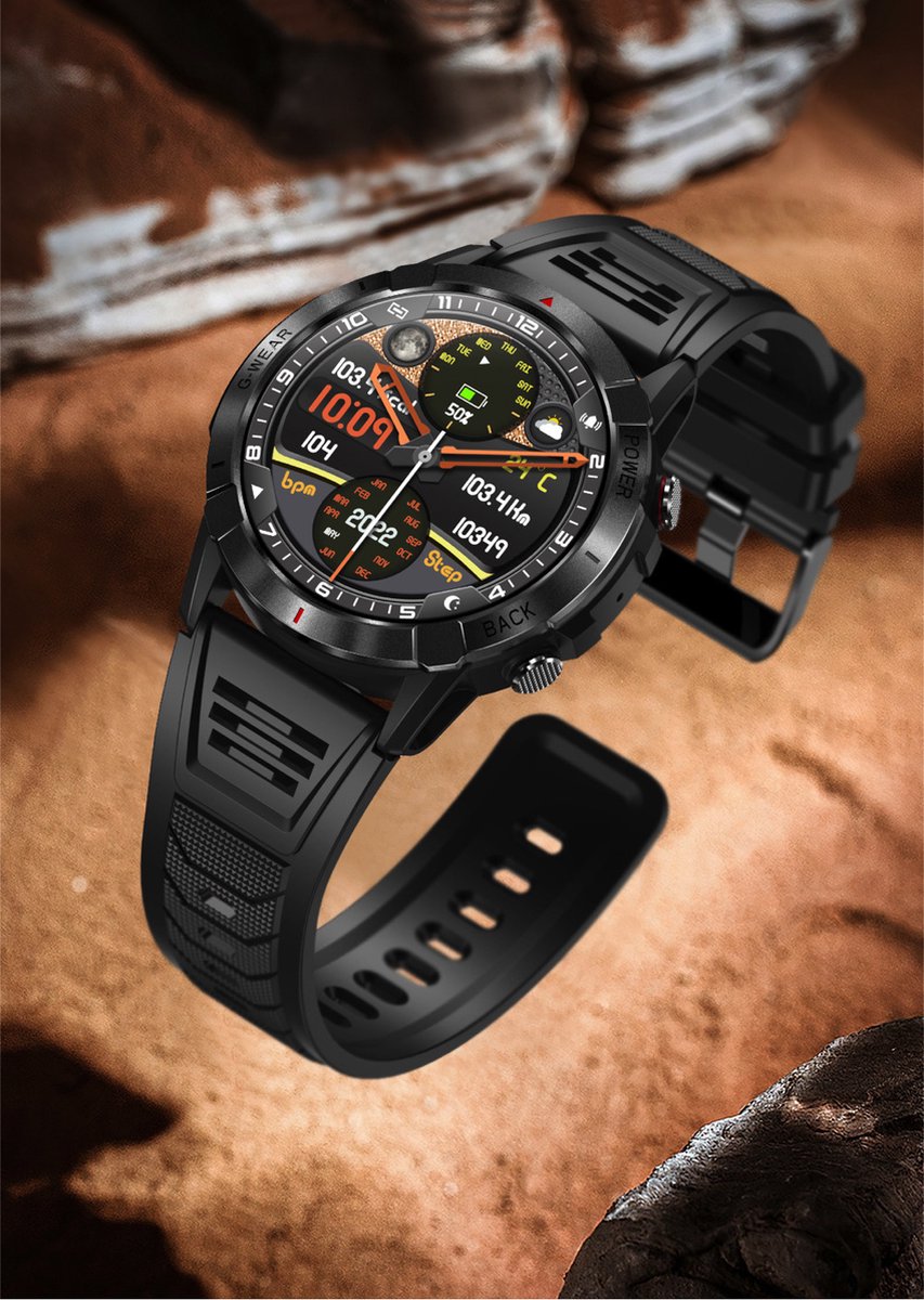 DrPhone SpectraView AMOLED 1.4" Slimme Horloge