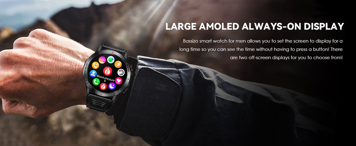 DrPhone SpectraView AMOLED 1.4" Slimme Horloge