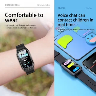 DrPhone Zone3 4G GPS Smartwatch Roze Wit