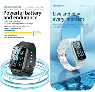 DrPhone Zone3 4G GPS Smartwatch Roze Wit