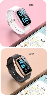DrPhone Zone3 4G GPS Smartwatch Zwart