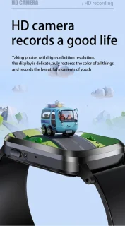 DrPhone Zone3 4G GPS Smartwatch Zwart