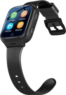 DrPhone ZONE5 4G Smartwatch Kinderen Zwart