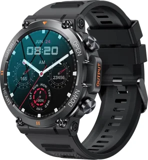 DutchWanted Indestructible Smartwatch 47mm Zwart
