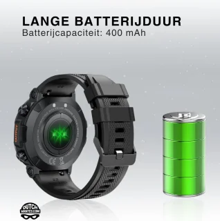 DutchWanted Indestructible Smartwatch 47mm Zwart