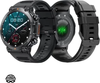 DutchWanted Indestructible Smartwatch 47mm Zwart