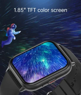 Electrox T17F Smartwatch Zwart
