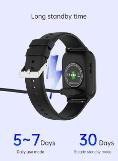Electrox T17F Smartwatch Zwart