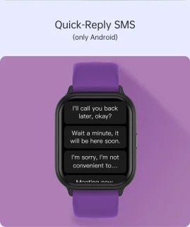 Electrox T17F Smartwatch Zwart