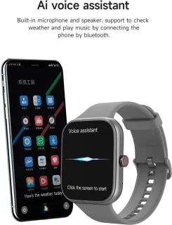 Electrox T34F Smartwatch Black