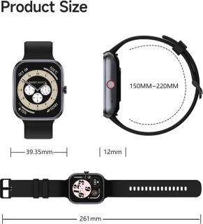 Electrox T34F Smartwatch Black
