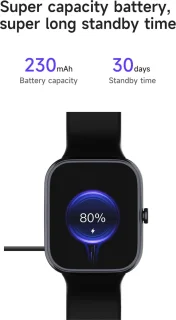 Electrox T34F Smartwatch Black