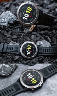 Electrox T35 Smartwatch Zwart Ronde