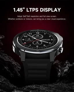 Electrox T35 Smartwatch Zwart Ronde