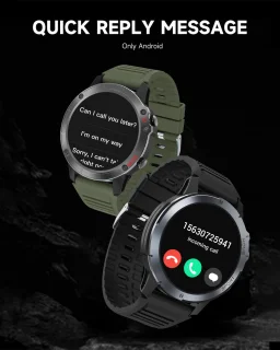 Electrox T35 Smartwatch Zwart Ronde