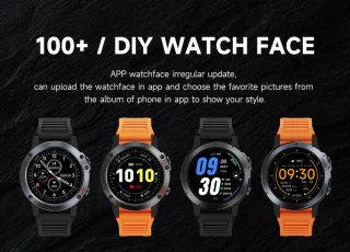 Electrox T35 Smartwatch Zwart Ronde