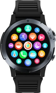 Electrox T35 Smartwatch Zwart Ronde
