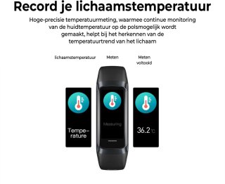 EVY24 Roségoud Stappenteller Smartwatch