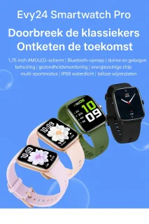 Evy24 Smartwatch Pro 40mm Zwart
