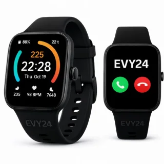 Evy24 Smartwatch: slimme functionaliteit en fitnesstracking in één stijlvol pakket