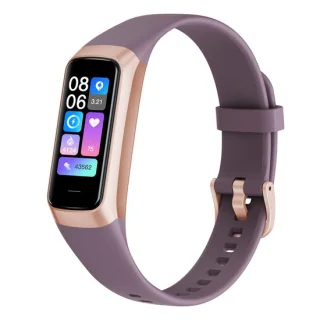 EVY24 Stappenteller Premium Smartwatch Donkerpaars