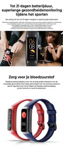 EVY24 Stappenteller Premium Smartwatch Paars