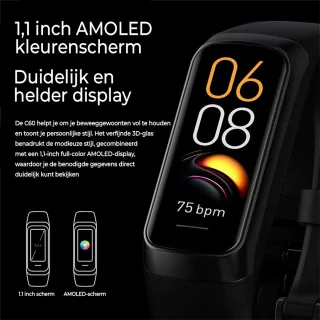 EVY24 Stappenteller Premium Smartwatch Paars