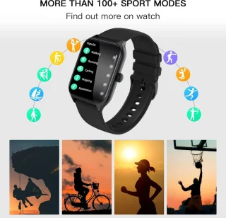 Fairweather Smartwatch Pro - Dames Smartwatch - Zwart
