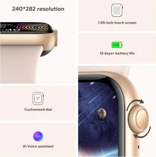 Fairweather Smartwatch Ultra Unisex - Rose goud