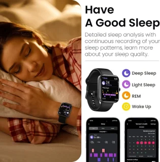 Fairweather Smartwatch Ultra Zwart