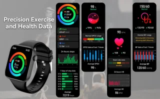 Fairweather Smartwatch Ultra Zwart