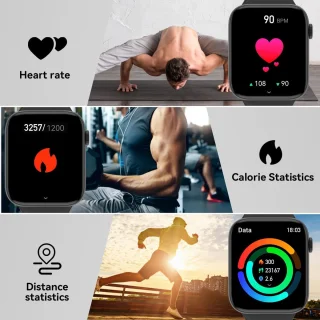 Fairweather Smartwatch Ultra Zwart